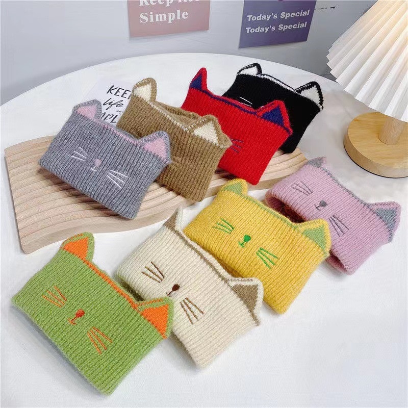 Khăn Choàng Cổ Hình Chữ O In Họa Tiết Hoạt Hình Dễ Thương Thời Trang Thu Đông Cho Bé