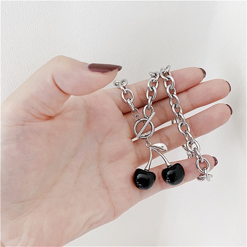 Set Trang Sức Cherry Đen