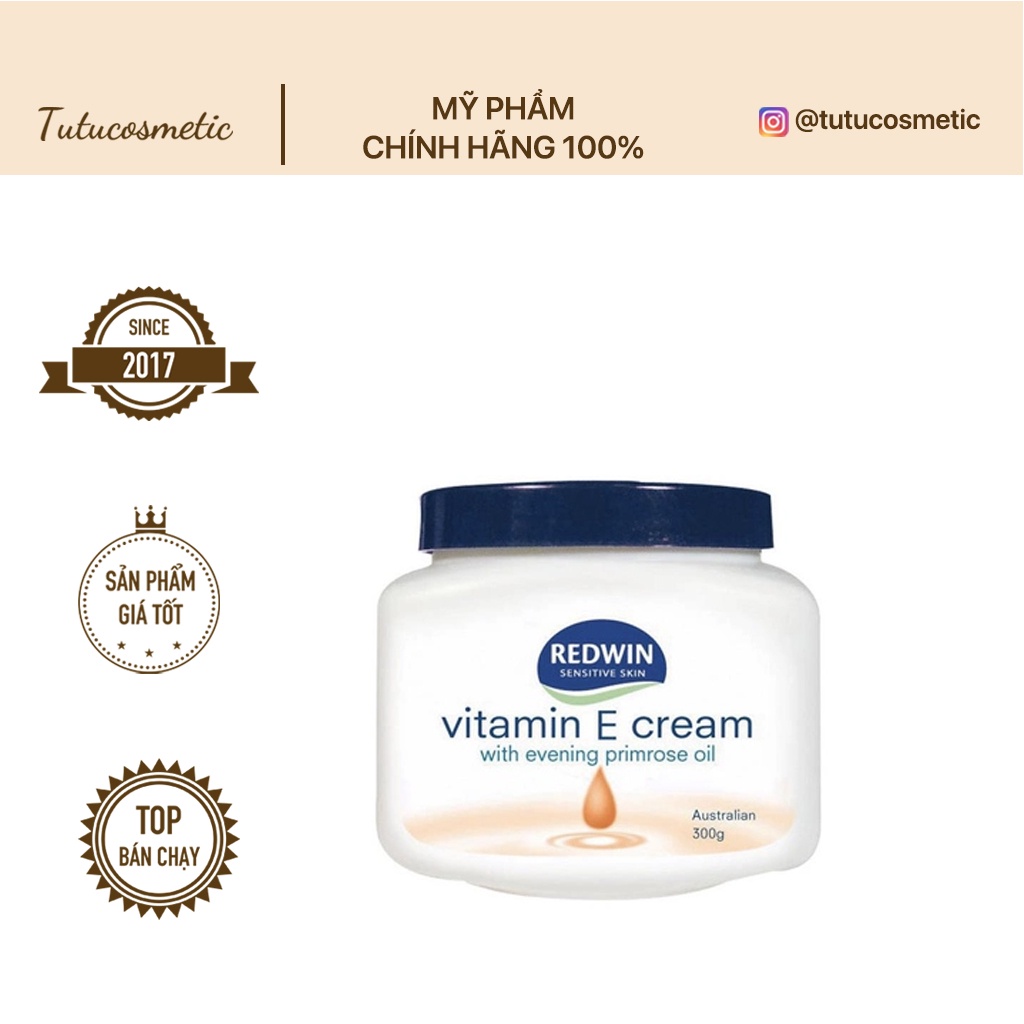 Kem Dưỡng Vitamin E Redwin Úc
