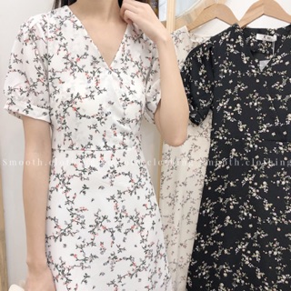 Váy lụa cát hoa nhí