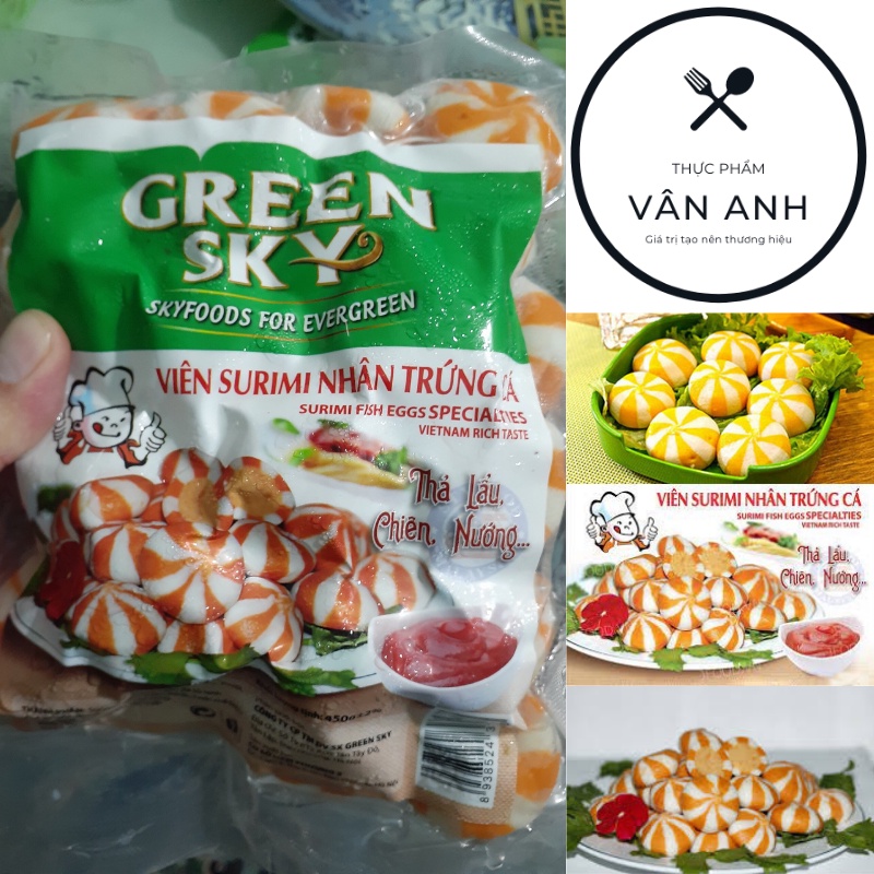 Viên surumi lẩu nướng nhân trứng cá (Chỉ nhận giao hàng tại Hà Nội) | BigBuy360 - bigbuy360.vn