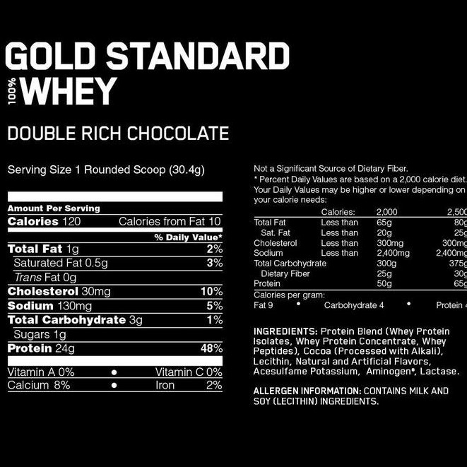 Thực phẩm bổ sung Gold Stadard Whey - chính hãng ON - 2lbs