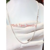 DÂY CHUYỀN NAM BẠC Ý NHẬP KHẨU NGUYÊN CHIẾC 50CM