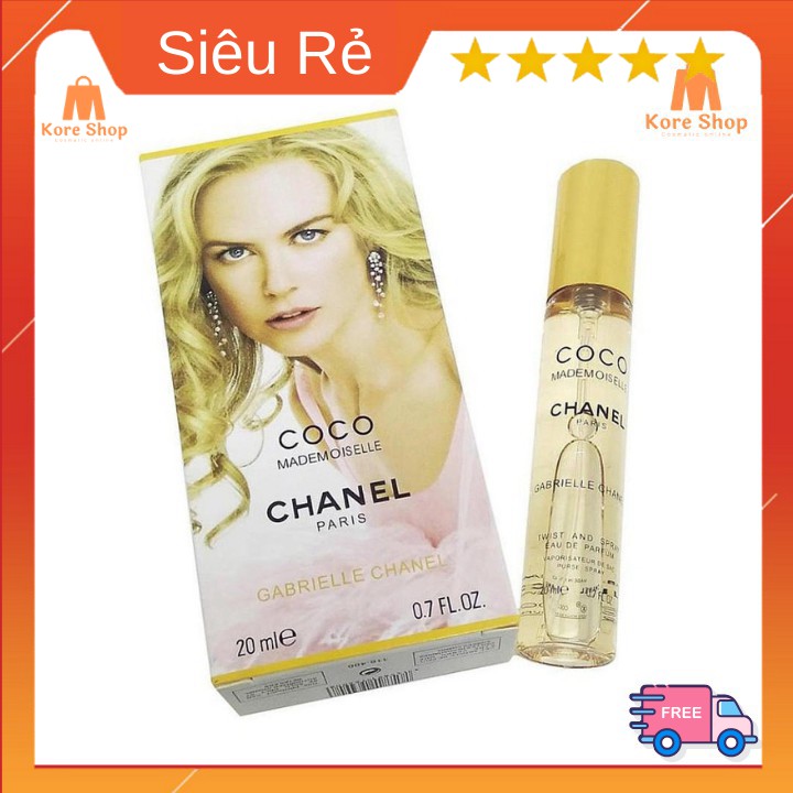 [Mini]Nước Hoa Nữ Tính COCO CHANEL Mademoiselle Chai Mini 20ml