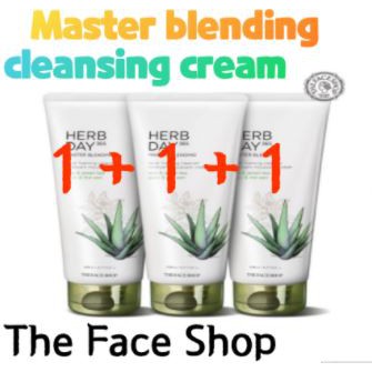 THE FACE SHOP (Hàng Mới Về) Sữa Rửa Mặt Từ Thảo Mộc / Lô Hội 365 170ml X 3 Ea