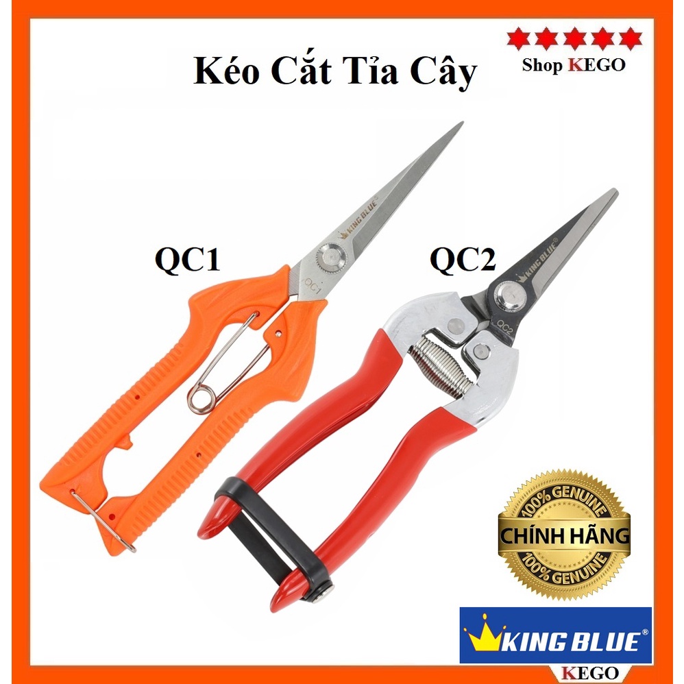 [CHÍNH HÃNG] Kéo cắt tỉa cây, cành King Blue