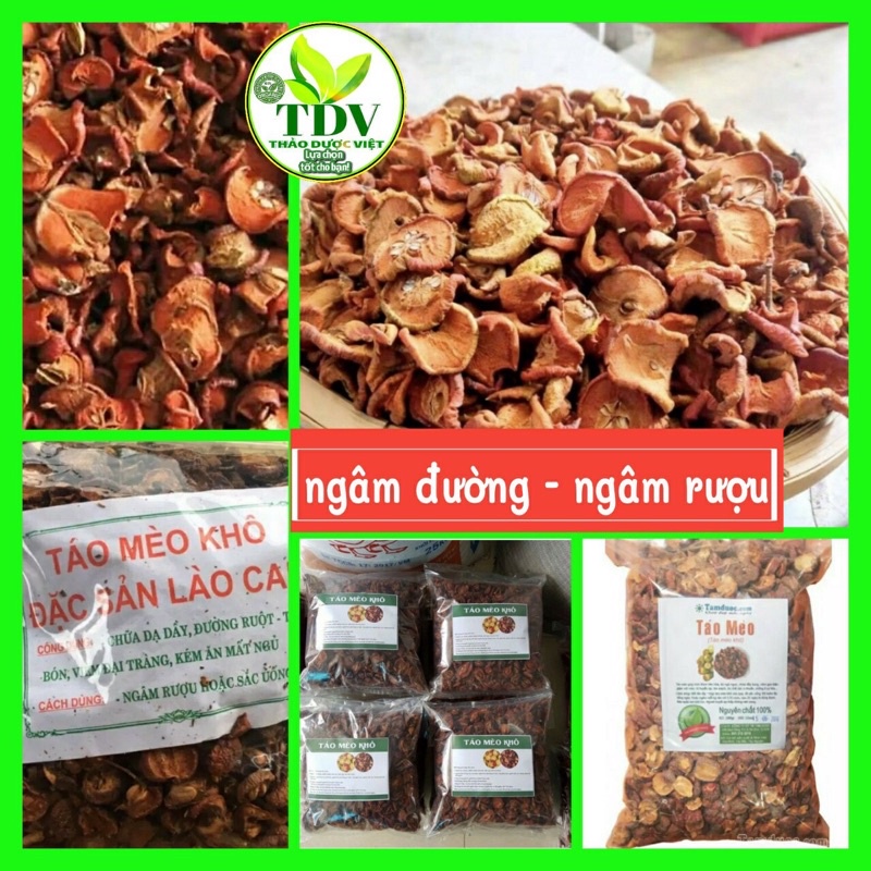 500g Táo mèo khô Yên Bái loại 1 sấy khô nguyên chẩt