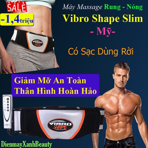 Máy massage Bụng Vibro Shape giảm mỡ bụng thế hệ mới - Bảo hành uy tín