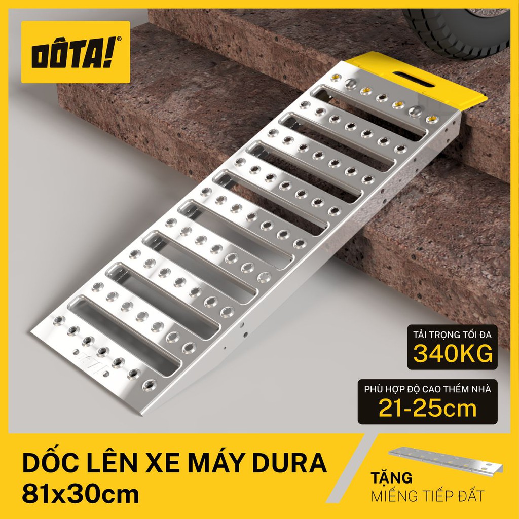 Dốc Lên Xe Máy (Cầu Dắt Xe Máy) DÔTA DURA 81x30CM