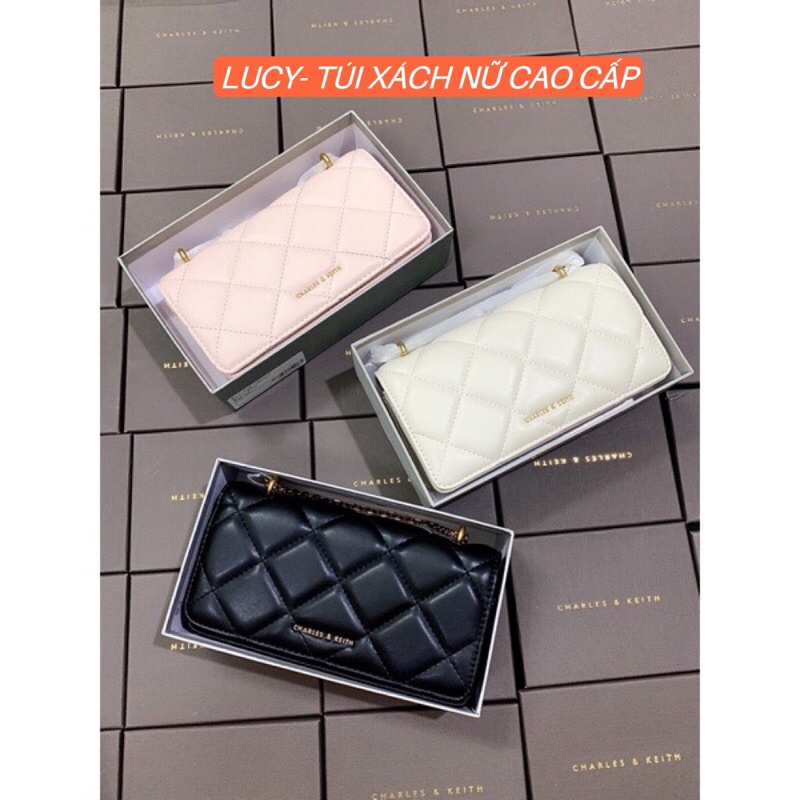 Túi cc.k trần trám da mềm kèm hộp size 20 hàng cao cấp