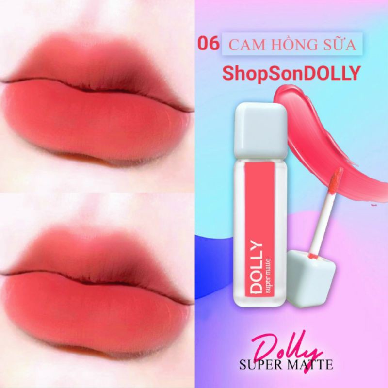 06.CAM HỒNG SỮA SON DOLLY SUPER MATTE 2021 | BigBuy360 - bigbuy360.vn