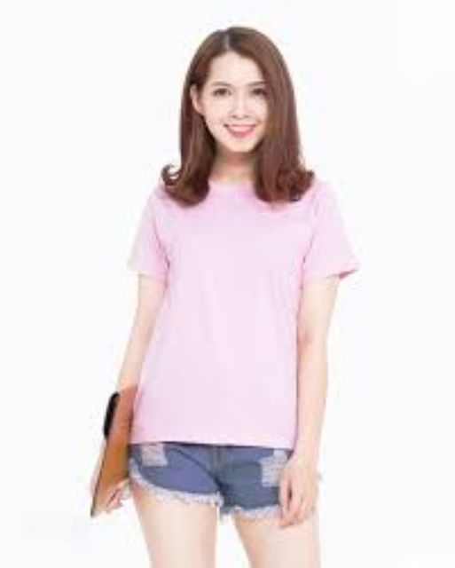 Áo thun trơn tay lỡ cotton 4 chiều trẻ trung năng động