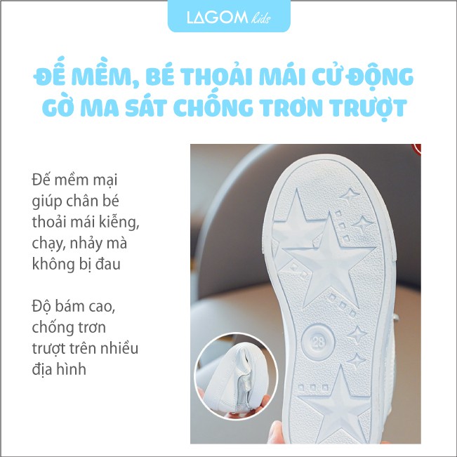 [CAO CẤP] Giày Sneaker Bé Gái | Giày Thể Thao Trẻ Em Gái Da Bóng - Mềm - Êm | 1-3-5 Tuổi  GS008