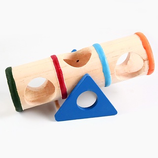 Đường hầm gỗ đồ chơi cho chuột hamster