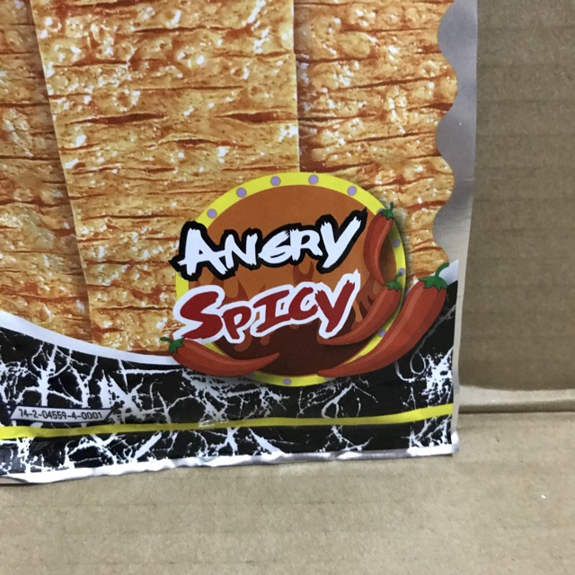 [20 g] Túi Snack Mực Bento Đen Angry Spicy