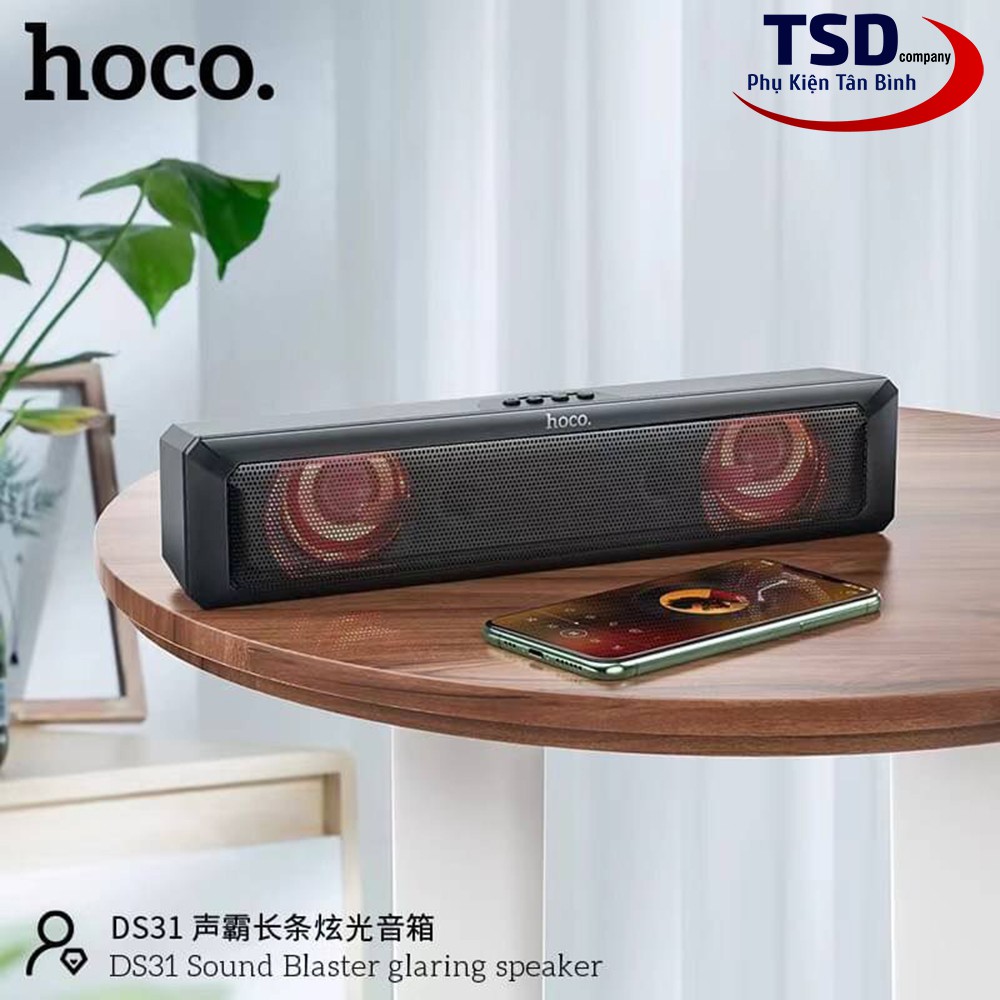 Loa Bluetooth 5.0 Hoco DS31 Chính Hãng Có Led RGB Cực Đẹp