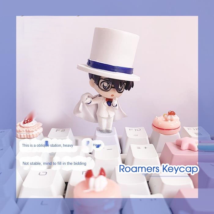 Keycap Conan KID Siêu Thám Tử  lẻ anime R4 PBT