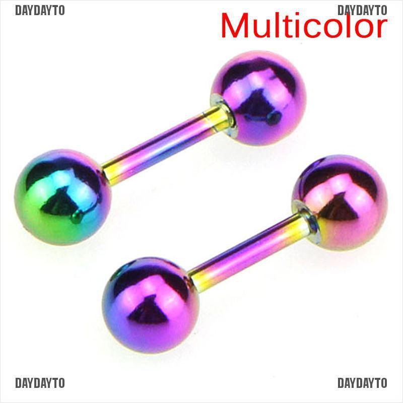 Đôi khuyên tai bằng thép không gỉ cá tính thời trang