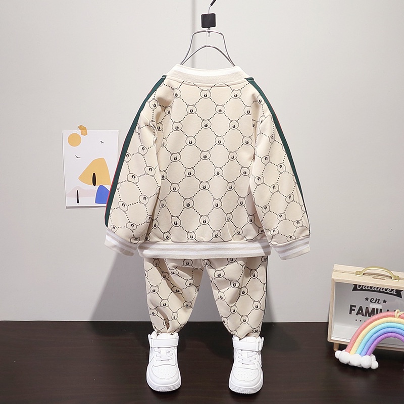 Bộ nỉ trẻ em thu đông 3 món chất đẹp 2022