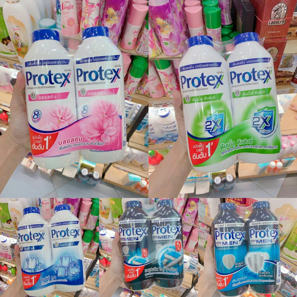 (Combo 2 Chai) Phấn Lạnh Protex 280gx2 Thái Lan
