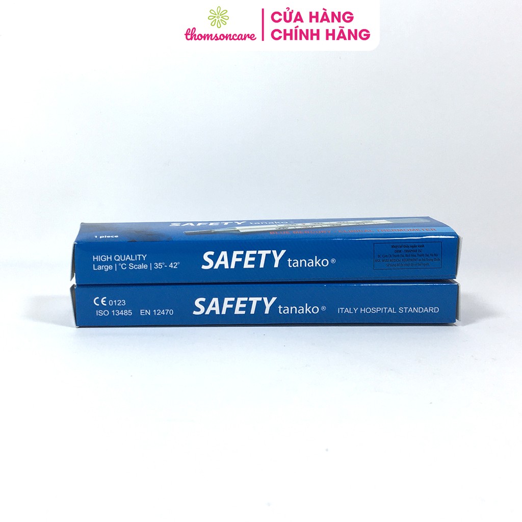 Nhiệt kế thủy ngân Safety - Nhiệt độ kẹp nách - Kết quả Nhanh - Chính xác