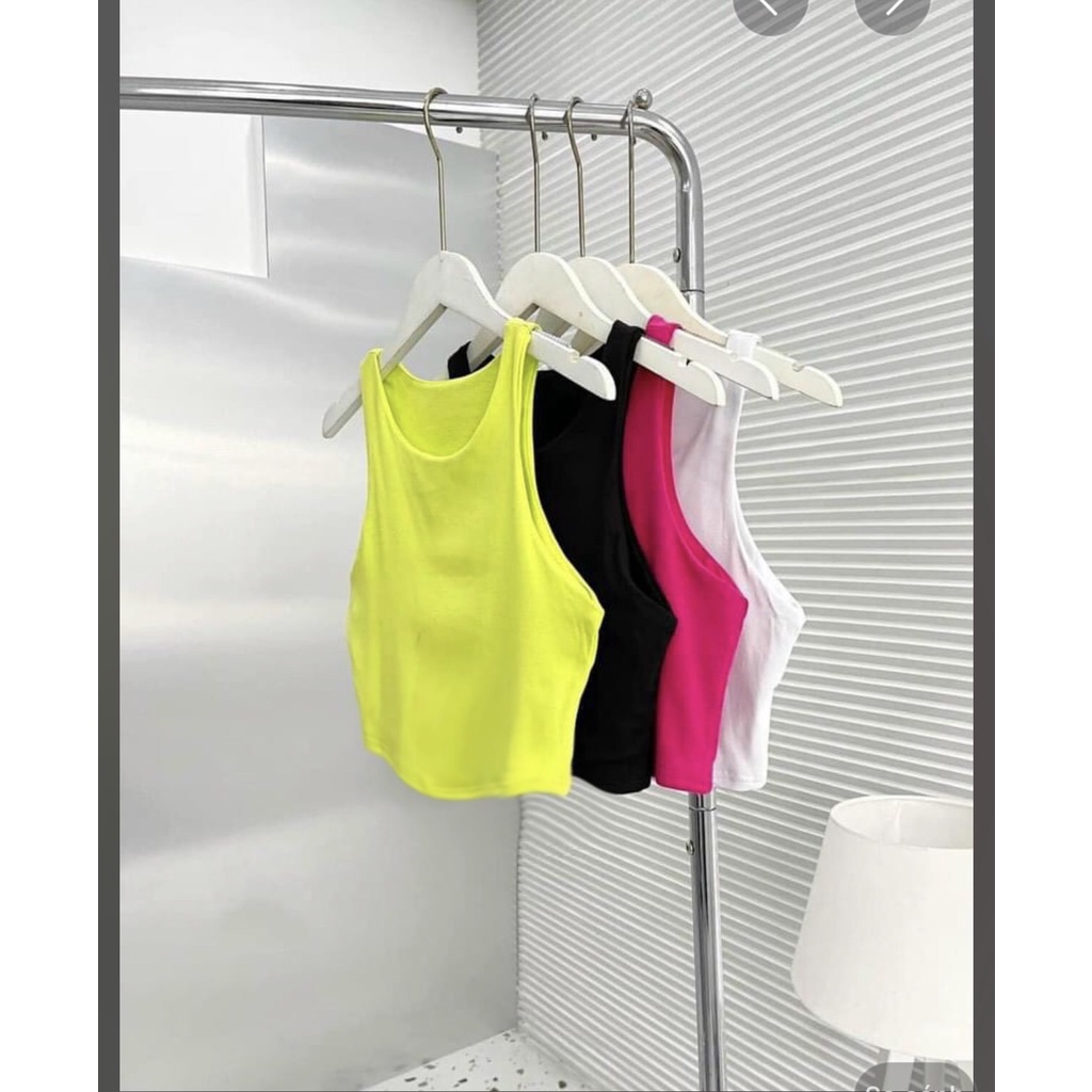 Áo croptop 3 lỗ vạt bầu - BT150