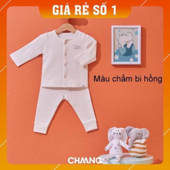 Hàng chính hãng Sale bộ dài tay cúc giữa CHAANG -4 màu (vải dày)