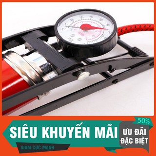 Bơm Hơi Xe Máy Ô Tô Đạp Chân
