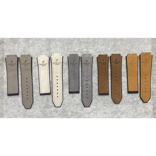 Dây đồng hồ thay thế Hublot nam cao su phủ da lộn case 41 size khoá 22mm