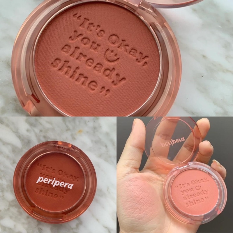 Phấn Má Hồng Perapera Pure Blushed Sunshine Cheek 4.2g