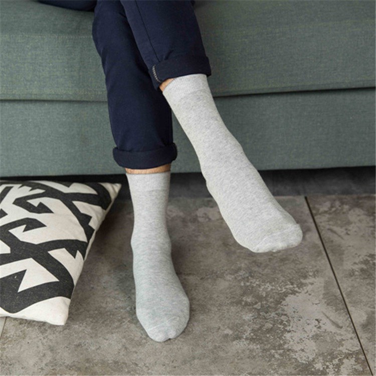 Vớ cổ cao nam nữ tất trơn văn phòng xịn cotton thời trang đẹp kháng khuẩn khử mùi thấm hút mồ hôi tốt MONEY VC056