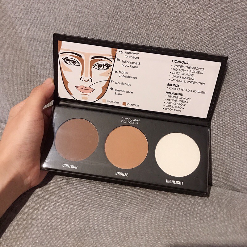 Bảng Tạo Khối 3 ô City Color Contour Palette