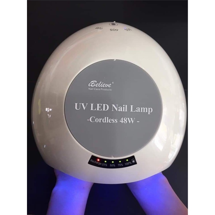 Máy hơ gel Nail tích điện IBELIEVE - Máy Hơ Tích Điện
