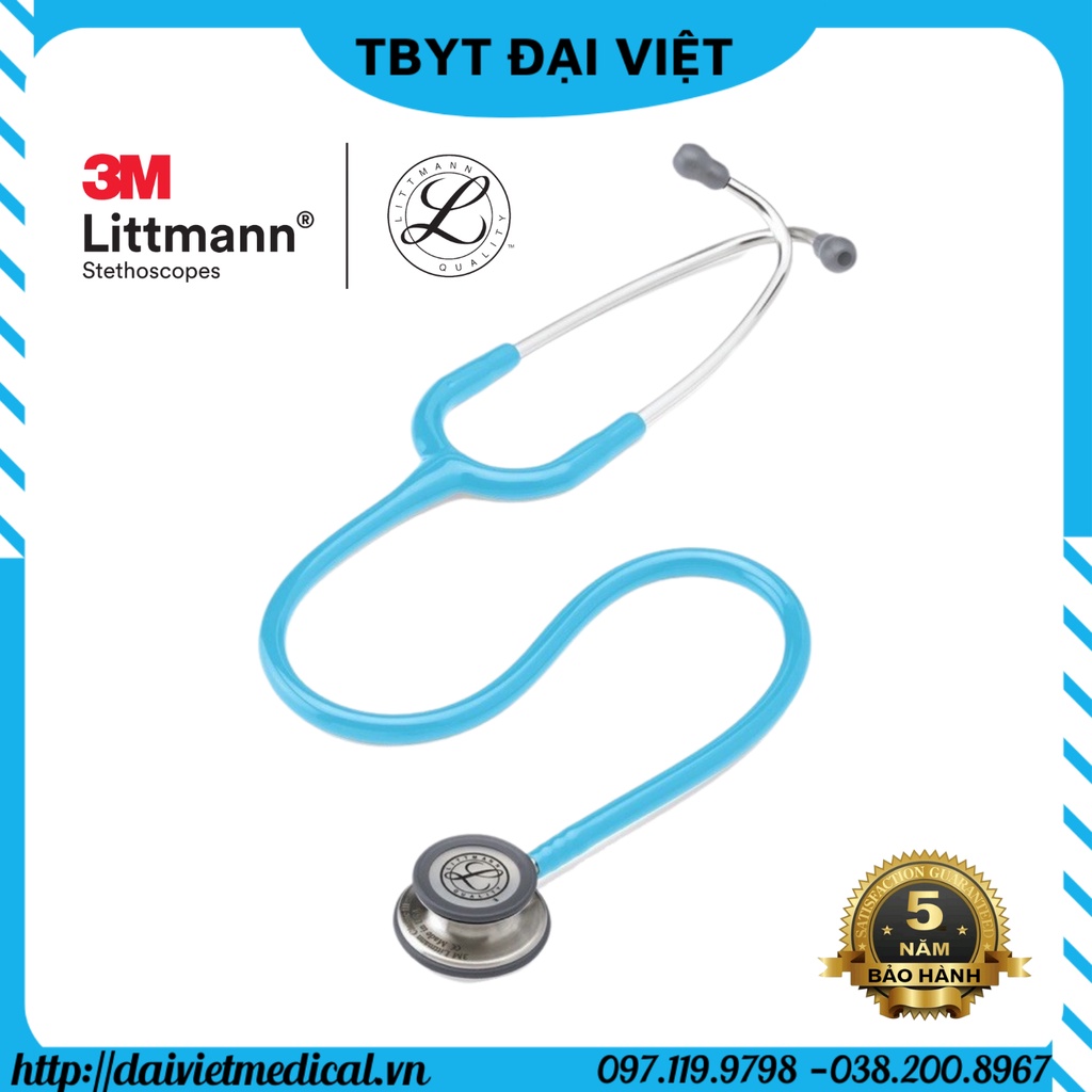 Ống nghe Y TẾ Littmann Classic III MỸ Free khắc tên tặng túi đựng bảo hành chính hãng 5 năm