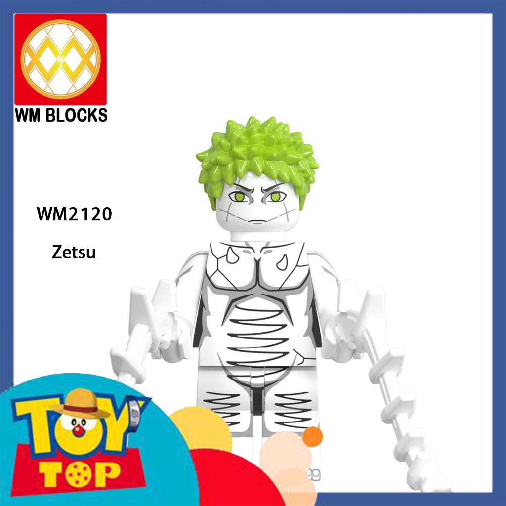 [Một con] Lắp ráp Minifigures nhân vật trong Naruto nhân vật Madara Kakashi Minato Rock Lee Zetsu hãng WM mã WM6109