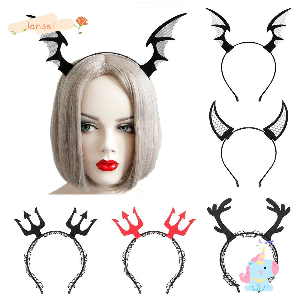 Băng Đô Mạng Che Mặt Hóa Trang Halloween Thời Trang Cho Nữ