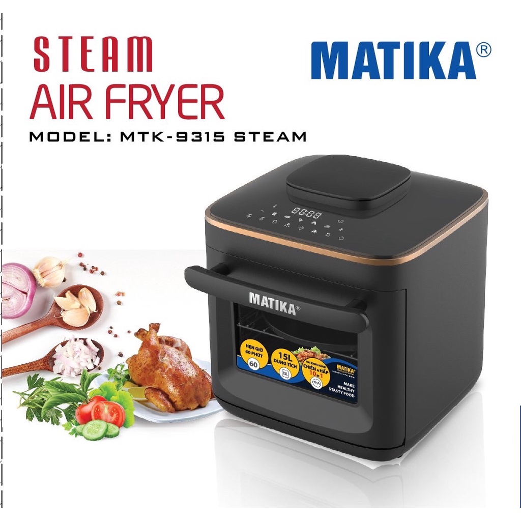 Nồi chiên không dầu Matika MTK-9315 1635w