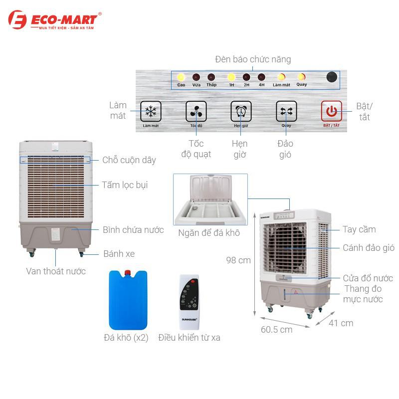 Quạt điều hòa Sunhouse SHD7746