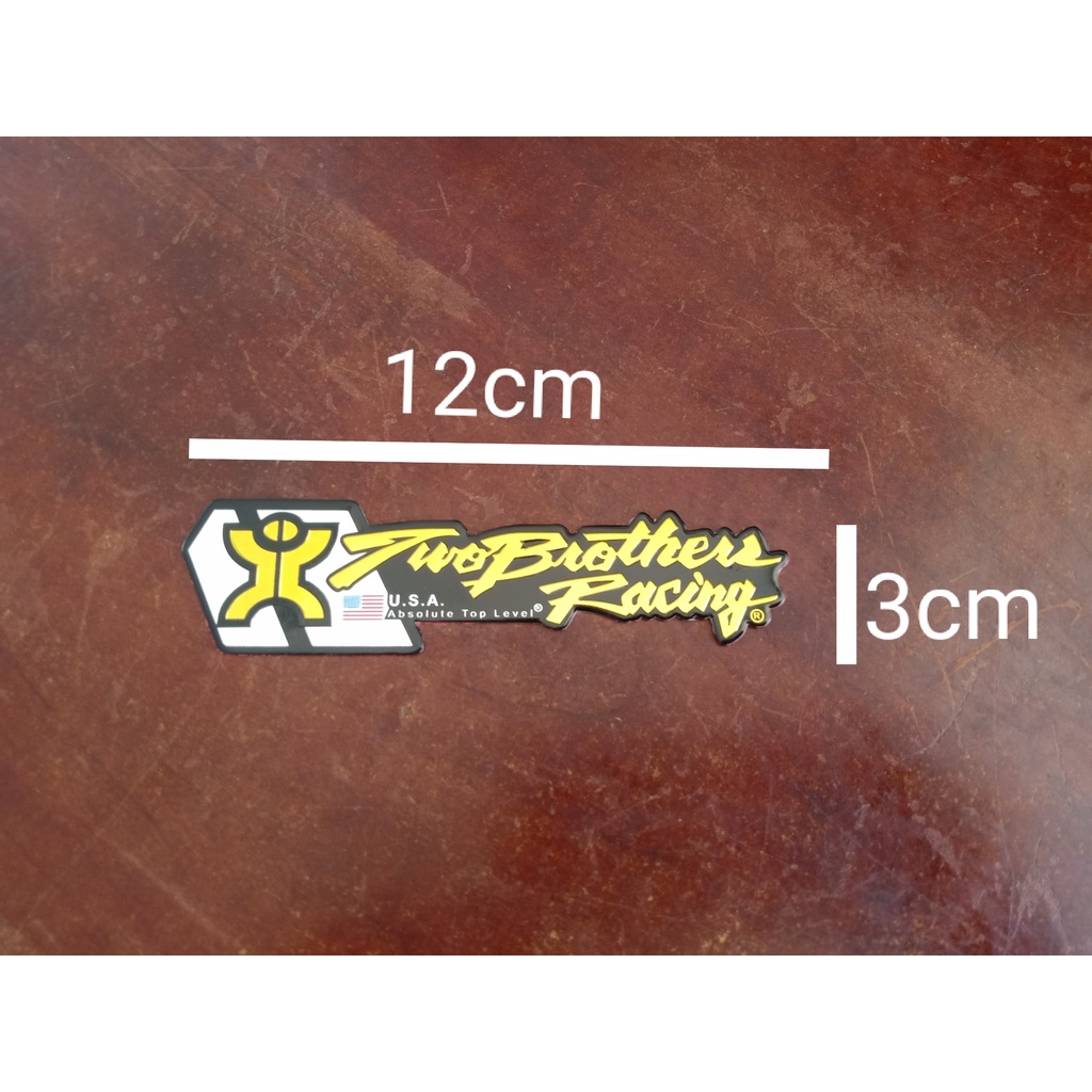 Tem nhôm dán Pô xe Two Brother Racing