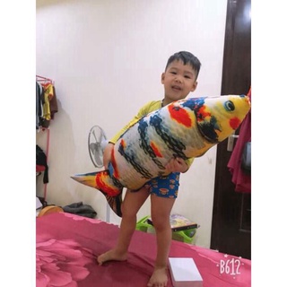 Gối ôm 3d cá koi_chép nhật 90cm _momomart