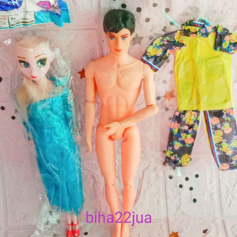 Túi Đựng Quần Áo Búp Bê Barbie Trong Phim Frozen + Ken Pivotal