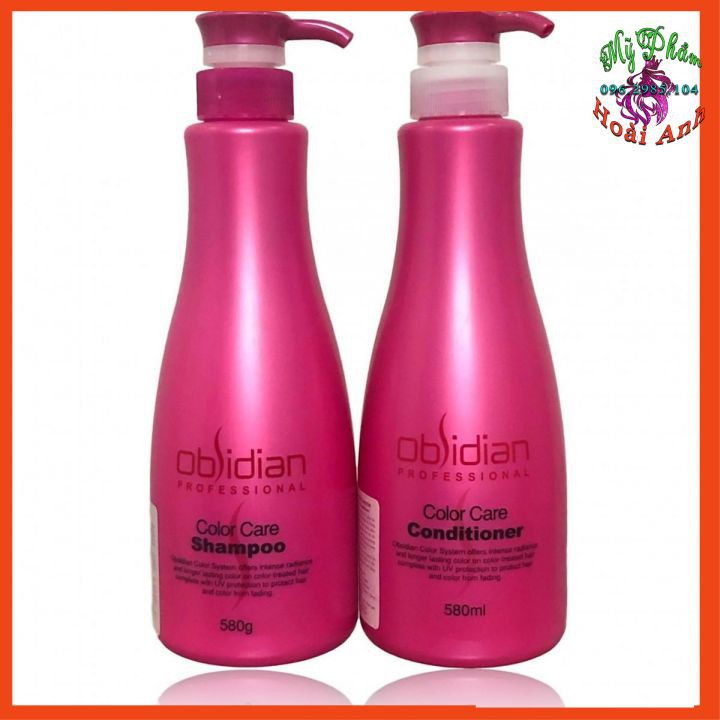 CẶP DẦU GỘI XẢ OBSIDIAN COLOR CARE SHAMPOO AND CONDITIONER GIỮ MÀU TÓC NHUỘM 580ML X 2