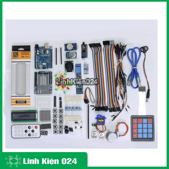 Combo Bộ Kít Arduino Uno R3 Full V3 -2020 (BH 06 Tháng)