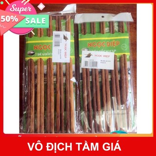 10 đôi đũa gỗ cao cấp , đũa ăn cơm