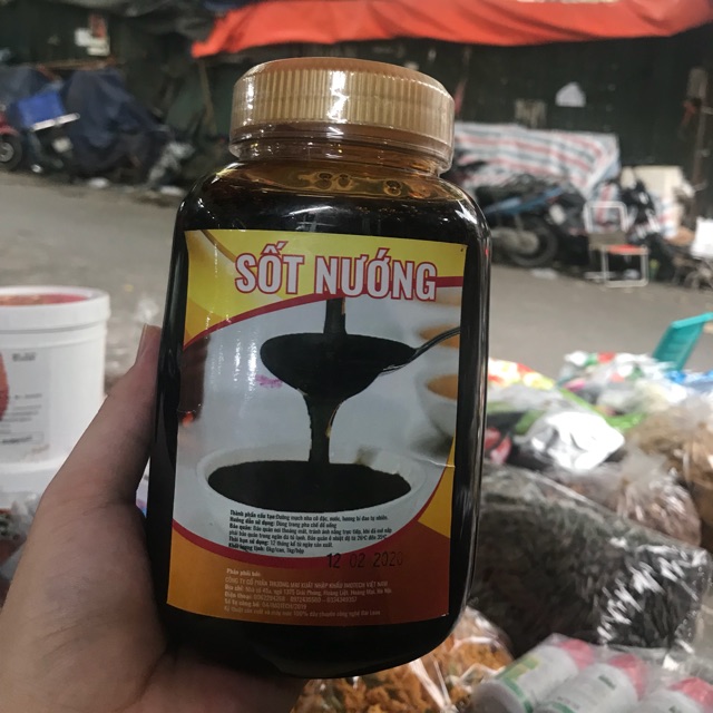 Sốt nướng pha trà sữa