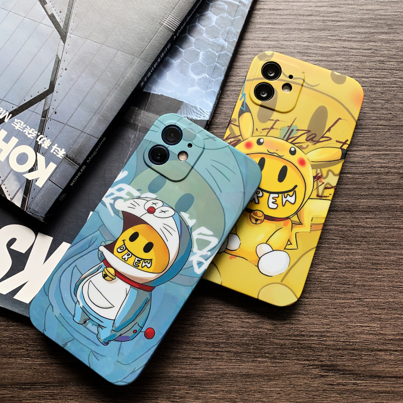 Ốp Lưng Mềm In Hình Doraemon Cho Iphone 12 Pro Max / I7 / I8 Plus / X / Xs / Xr / Xs Max / 11 / 11 Pro / 11 Pro Max / Se2