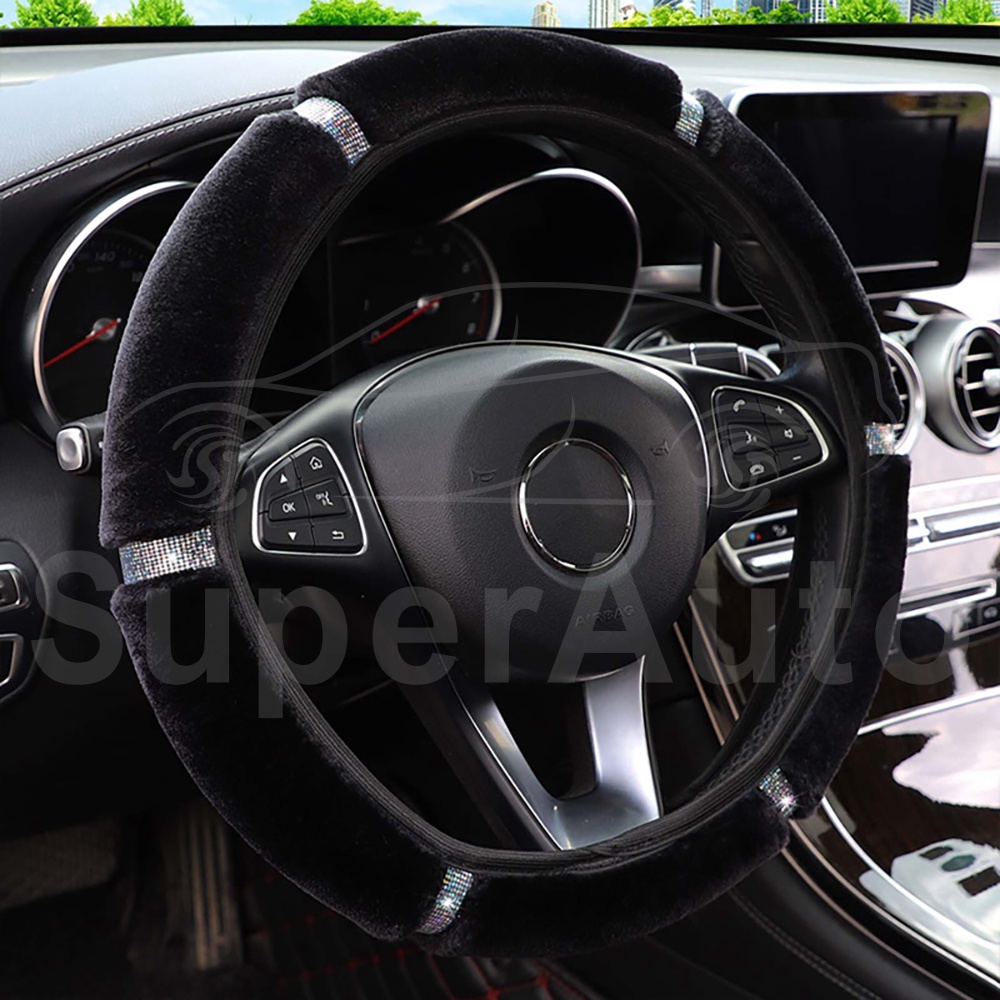 SuperAuto 38CM Bọc Vô Lăng Ô Tô Phụ Kiện Ô Tô