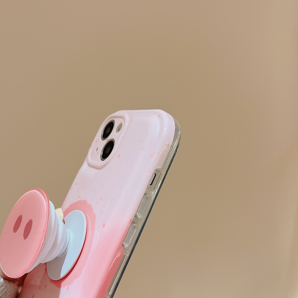 Ốp Điện Thoại Có Giá Đỡ Hình Chú Heo Cho Iphone 12 pro max 13 13 pro max11 pro max xs max xr x