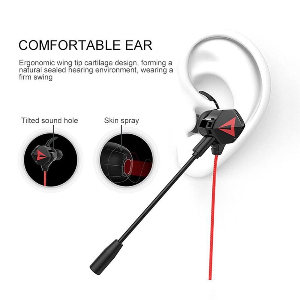 Tai nghe gaming có dây G901 chơi game PUPG mic kép hỗ trợ PC và điện thoại