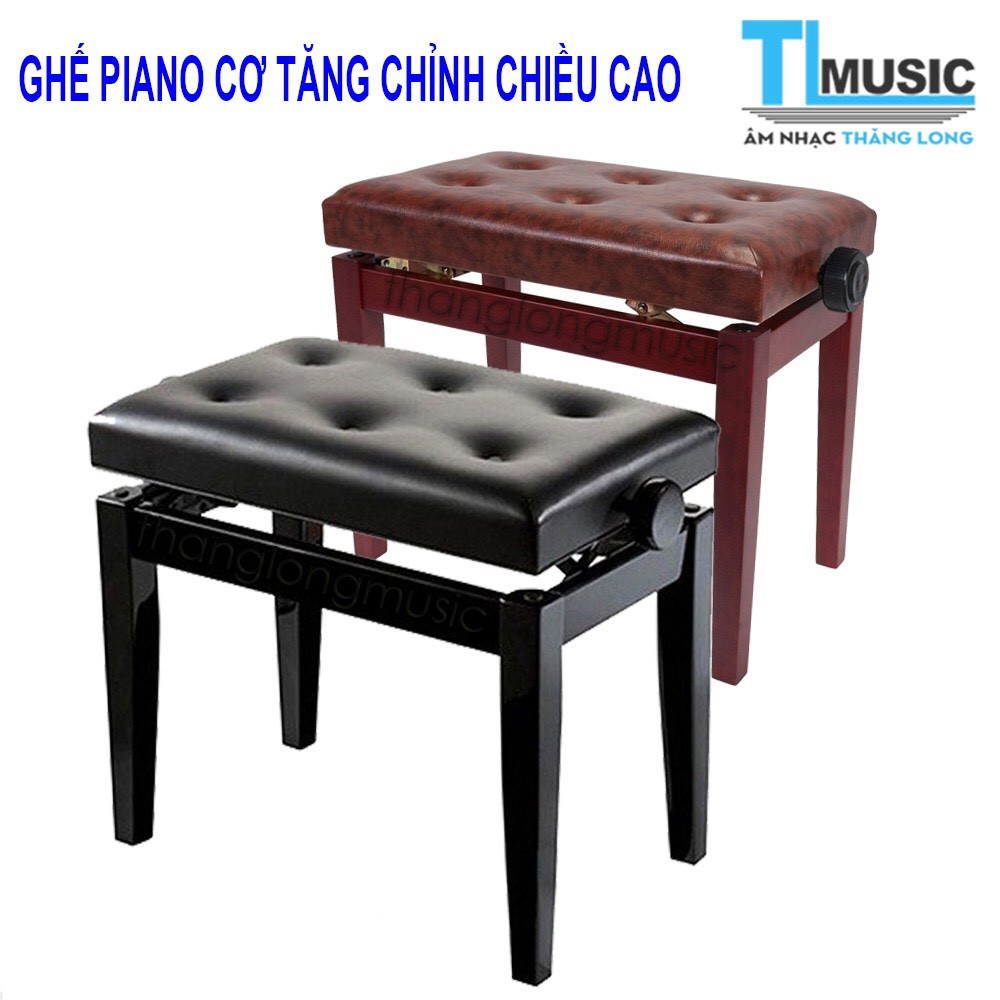 Ghế đàn piano cơ Nhật(nâng hạ chiều cao)ảnh thật chụp tại shop